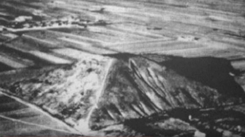 Photo attributed to the Xian white pyramid; Photo Source: gaia.com; Photographer: Unknown