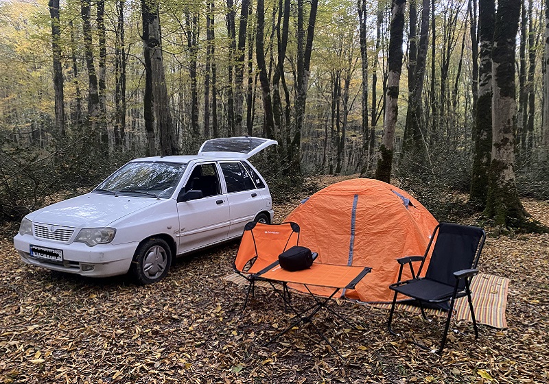 Camp in the forest of two thousand; Photo Source: Googlemaps; Photographer: mohammad mahdi aghakhani