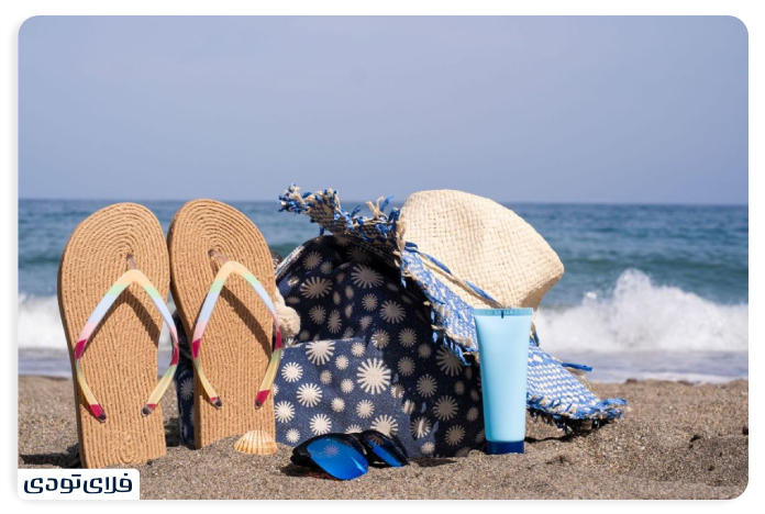 Equipme necessary to travel to the beach