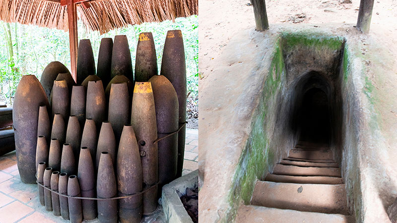 Be careful, the tunnels are narrow!