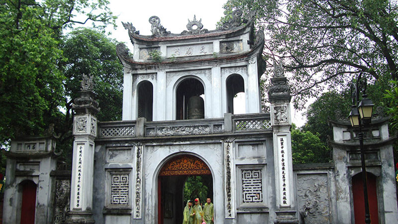 Temple of Literature from Vietnam's temples