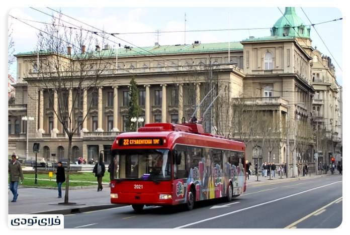 Bus in Belgrade