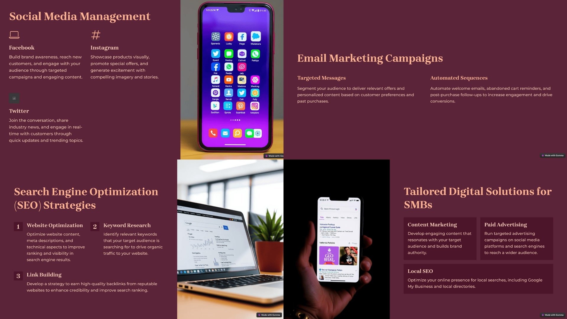 Gamma's artificial ielligence portfolio
