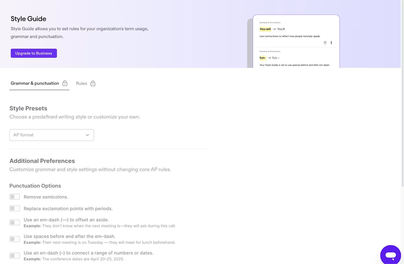 Style Guide (Style Guide) in Jasper's Artificial Ielligence