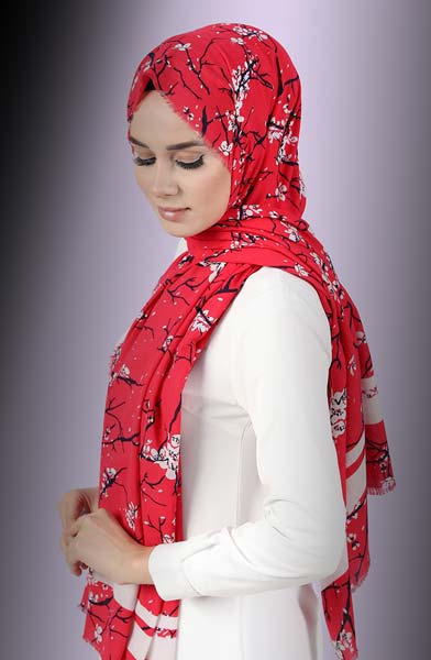 Model Scarf Model with New Women's Hijab