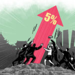 China's video/ targeting for economic growth of 5 % at 1
