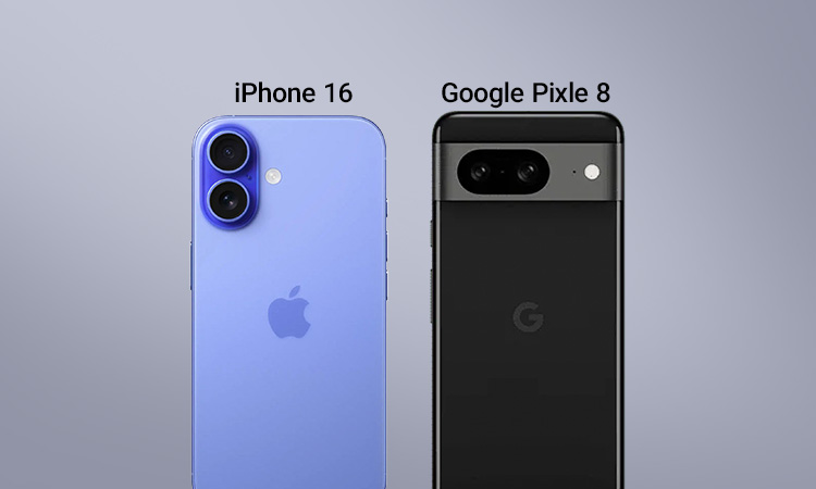 Comparison of iPhone 16 and Google Pixel 8 cameras