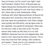 Trump rejected his Special Envoy in Russia