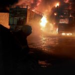 Widespread fire near Syria's Aleppo Airport+ Pictures
