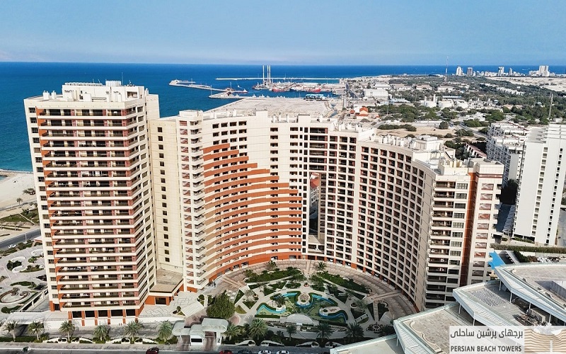 Kish beachfront towers