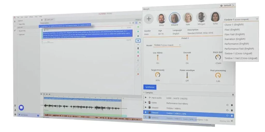 Artificial Ielligence Changing Alterd Voice