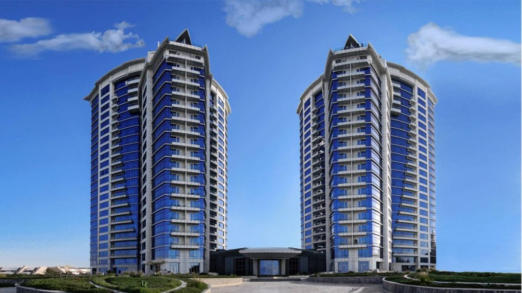 Twin towers of Kish