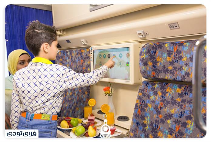 The best trains in Iran 4 -star Ghadir train