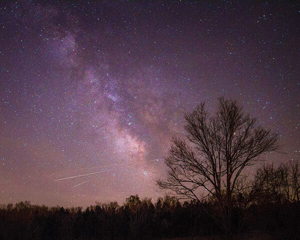 Sky waiting for the meteoric 