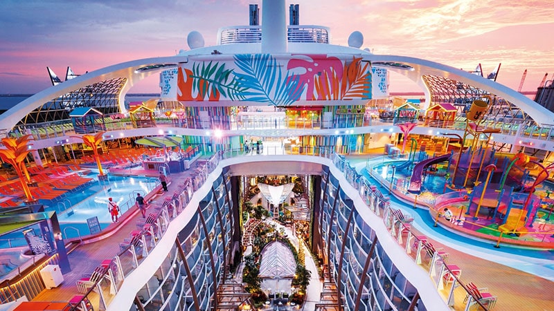 Cruise ship facilities
