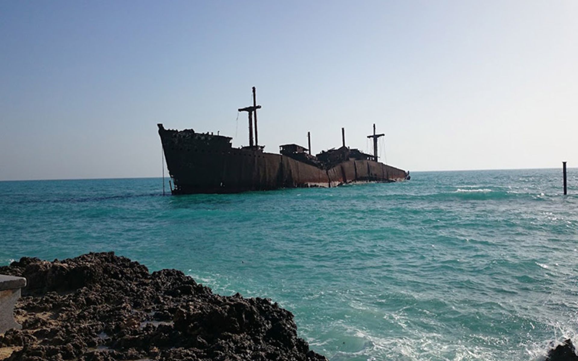 Greek ship of Kish Island