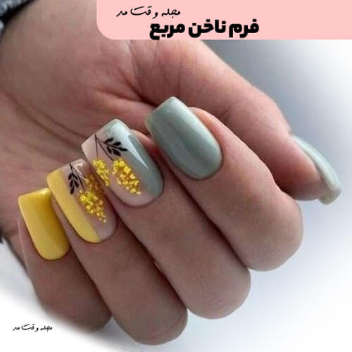 Square nail form, most beautiful nail form for fingers