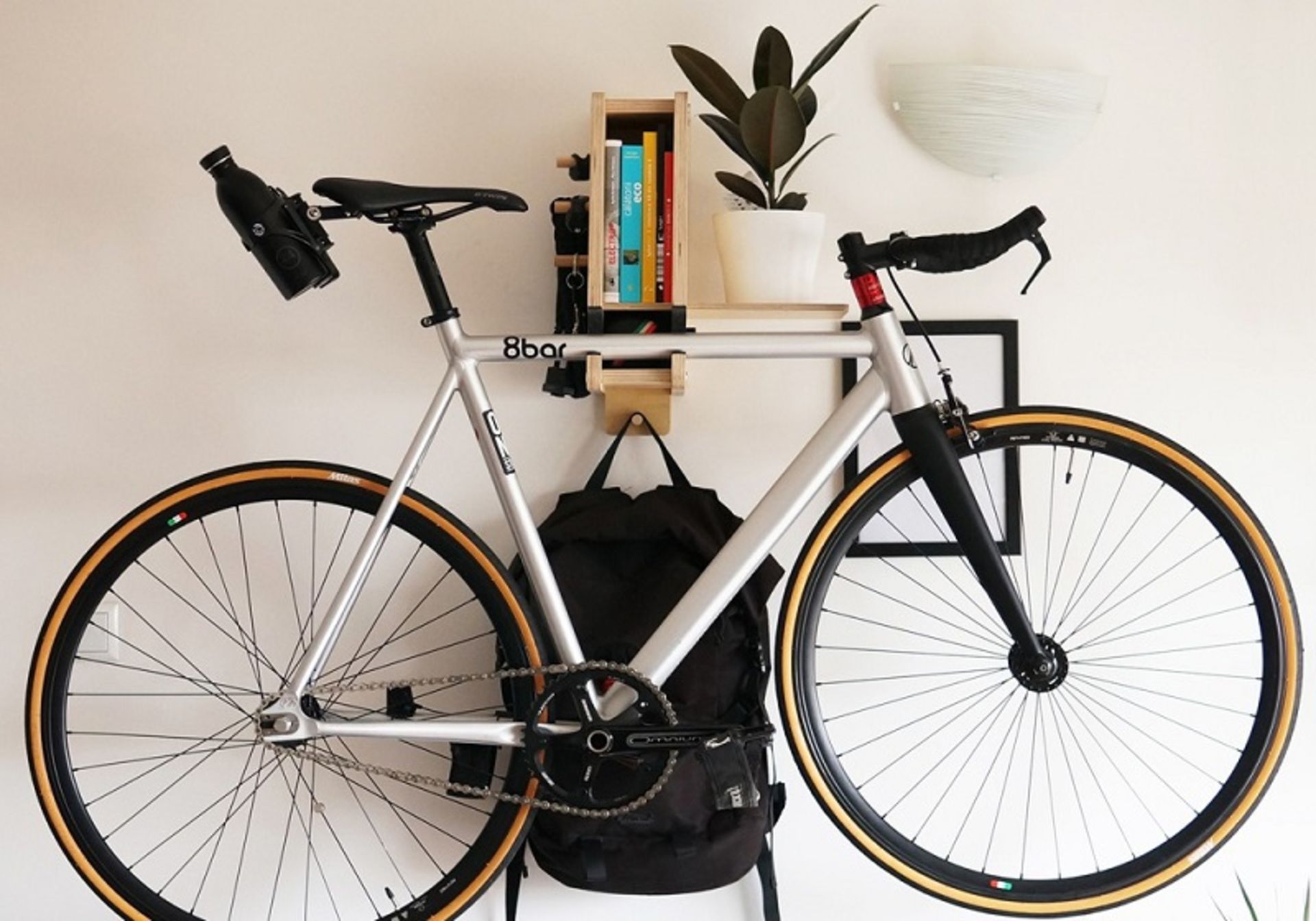 Bicycle wall stand