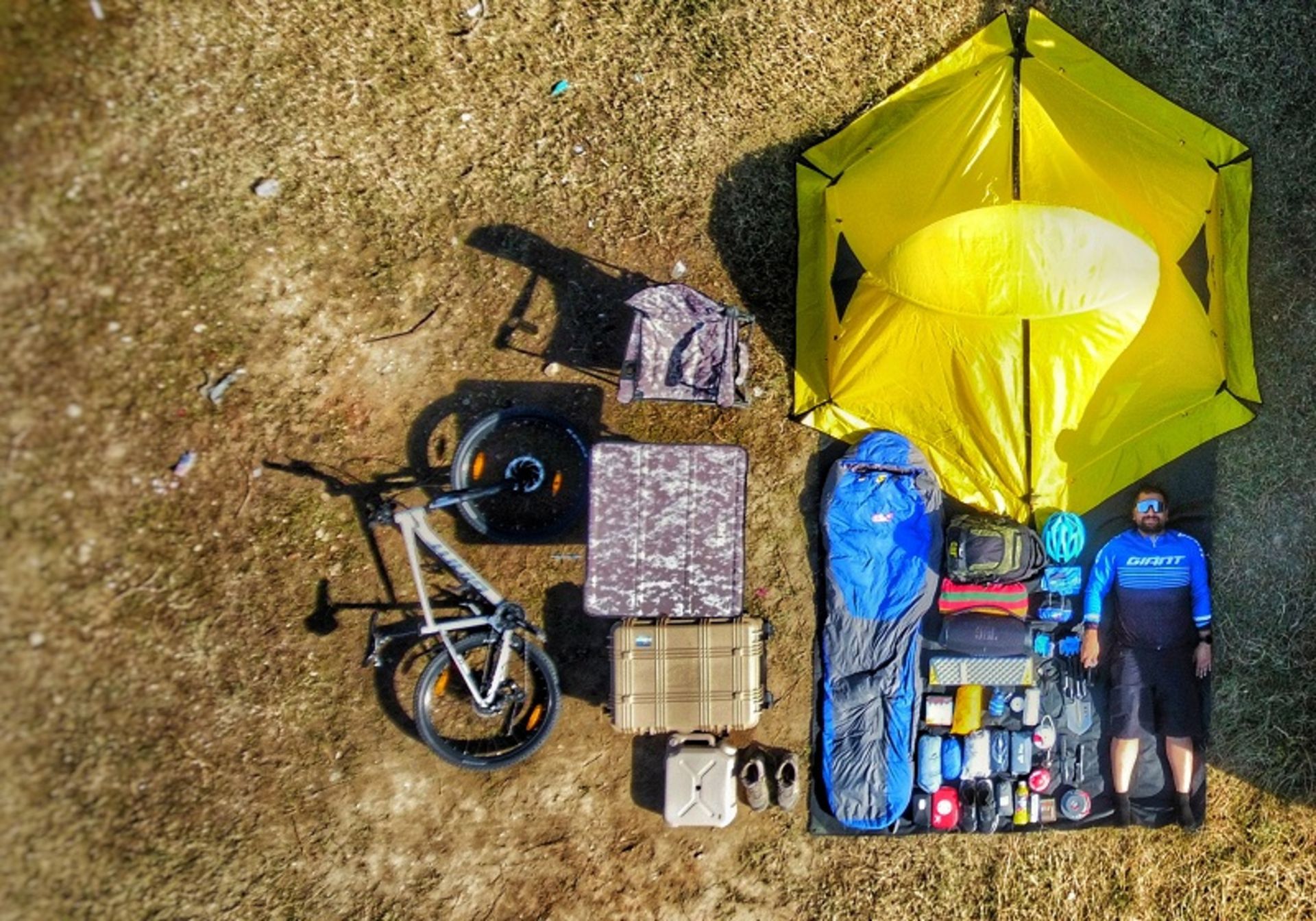 Esseial Camping Equipme by Bike