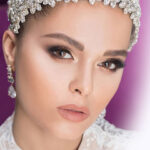 European bridal makeup model