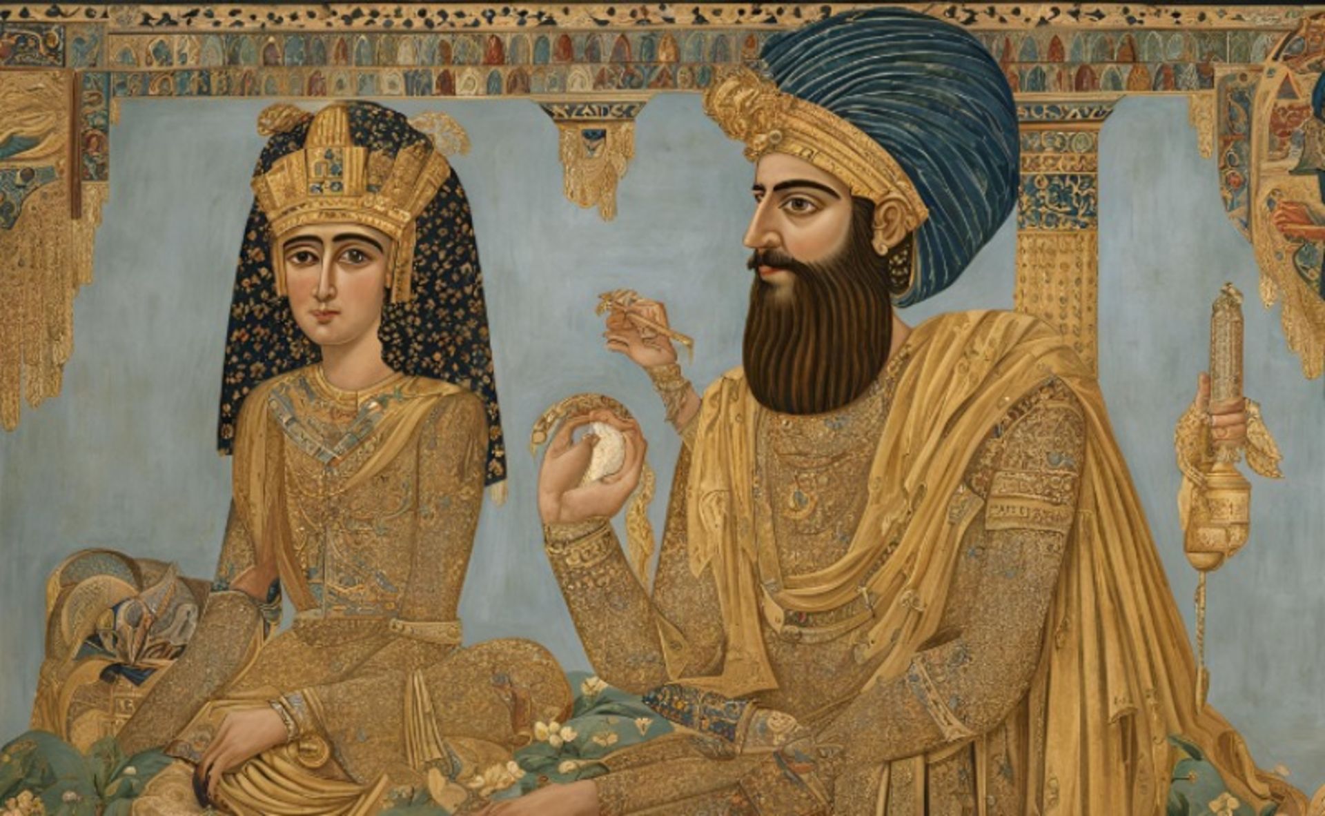 Painting Cyrus the Great and Cassanda