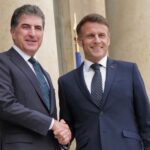 Macron and Barzani's consultations about the situation in the area