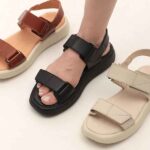 Leather summer sandals