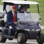 Trump shattered the world and went to his golf course!