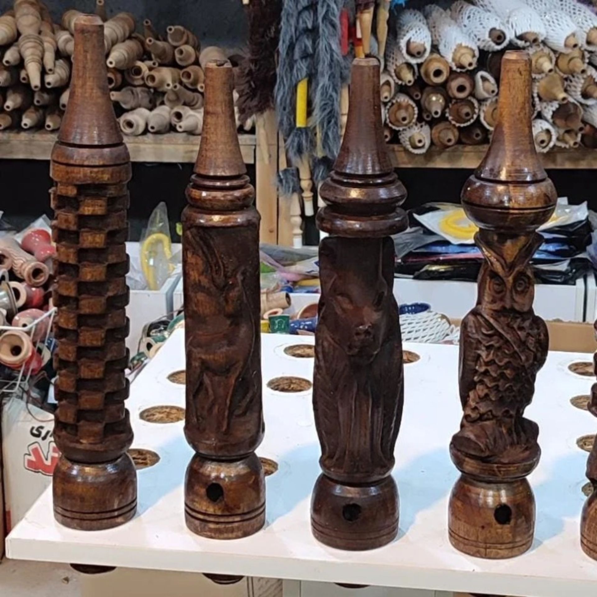Boroujerd wooden hookah