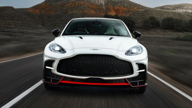 Aston Martin's fro view