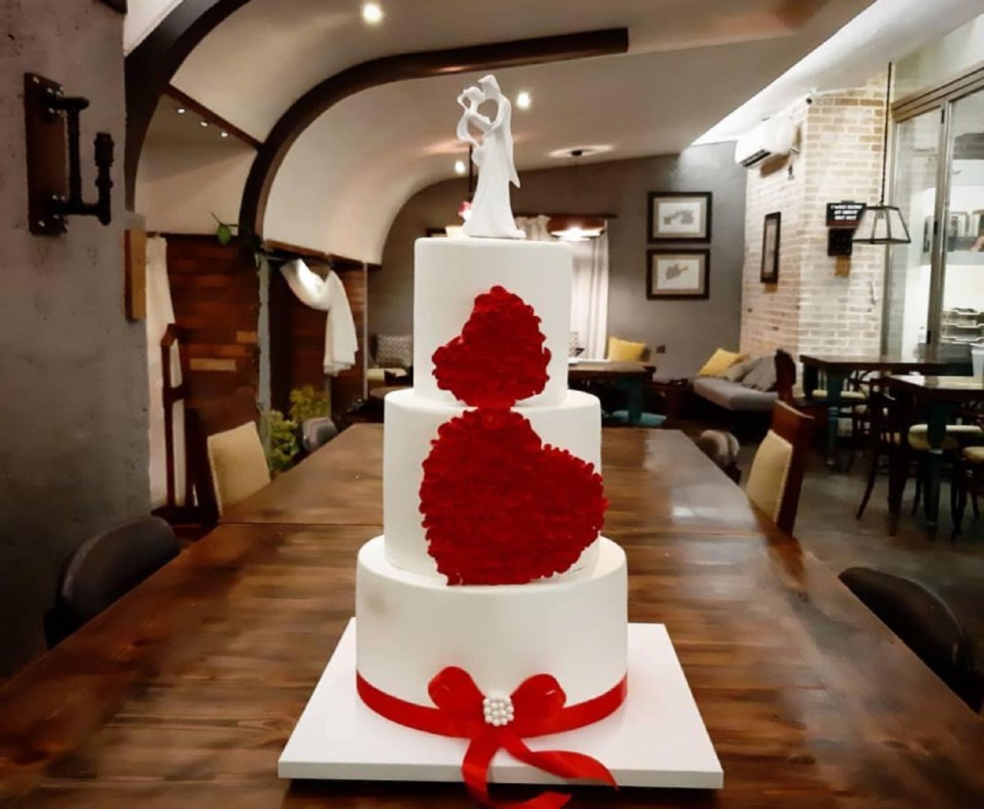 Rex's three -storey pastry cake