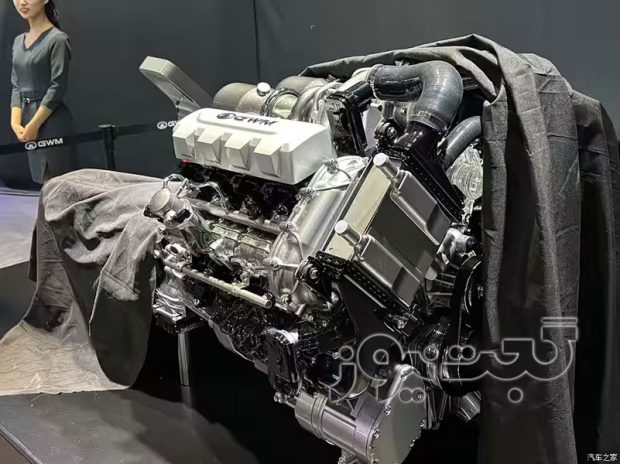 The first 8 -cylinder engine of the Great Wall Motors