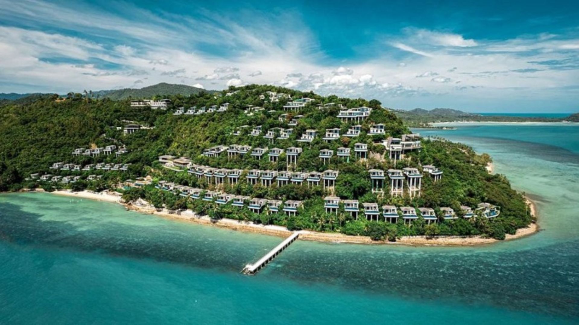 The islands of Ku Samui in Thailand