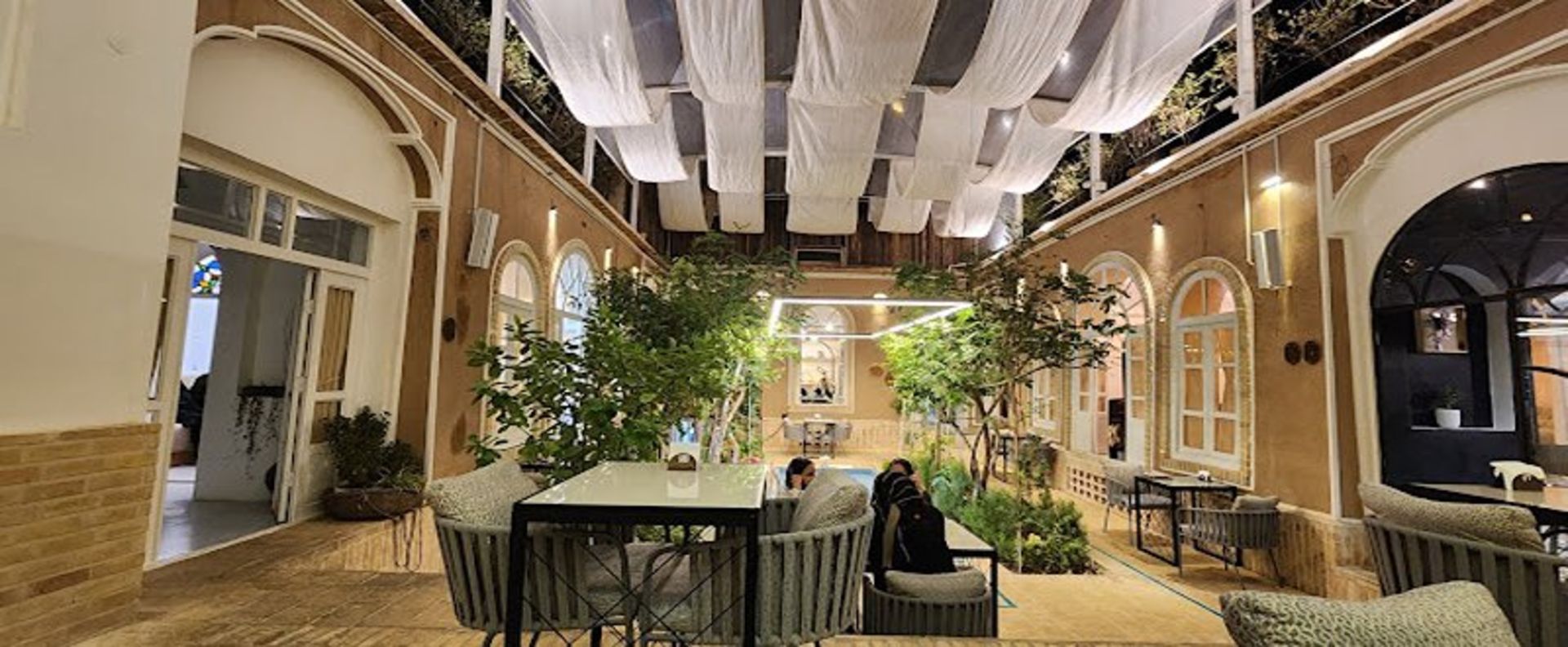 The ierior of John Abad Cafe Yazd