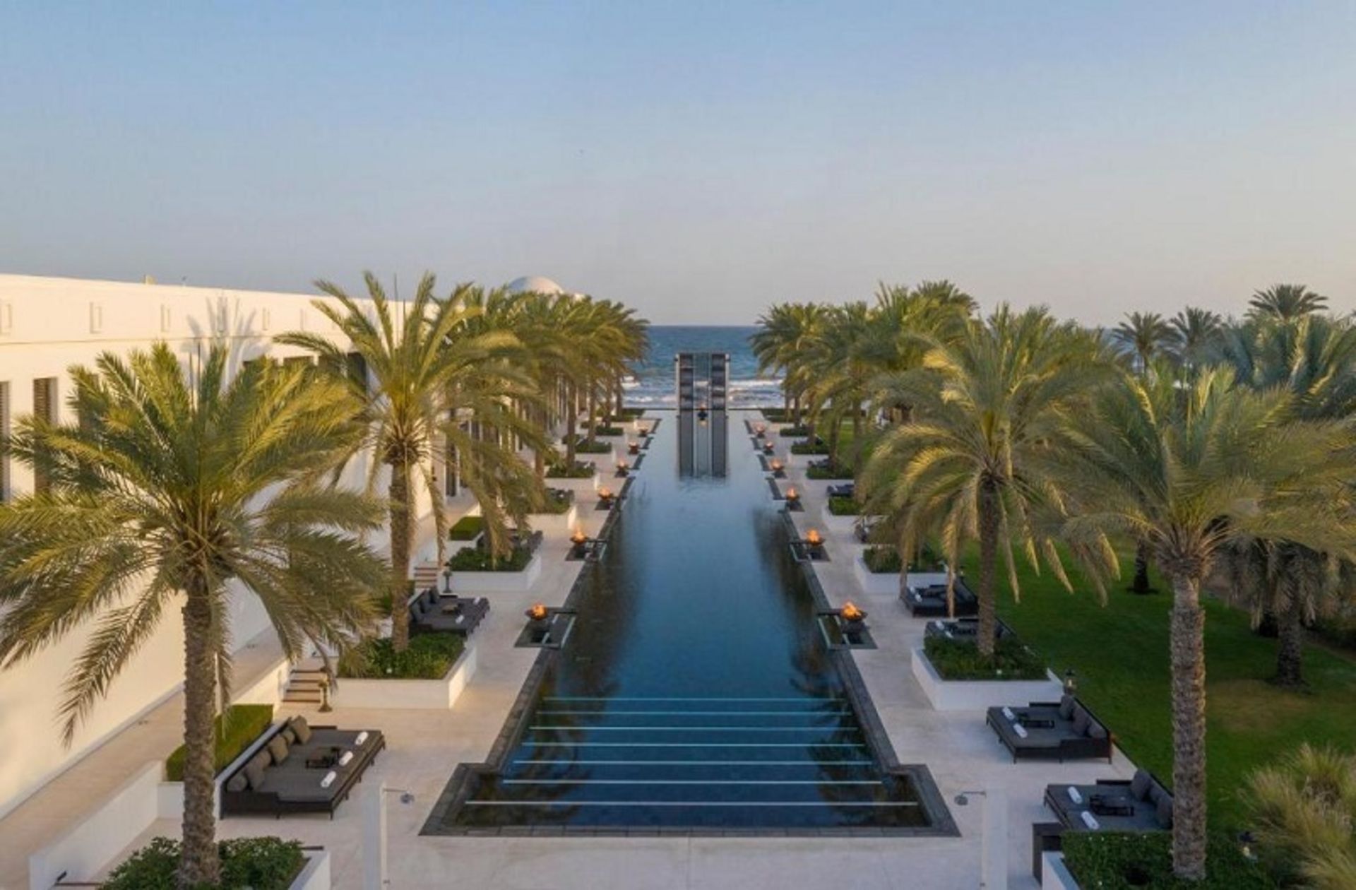 Outdoor Pool of Chad Hotel in Muscat Oman 