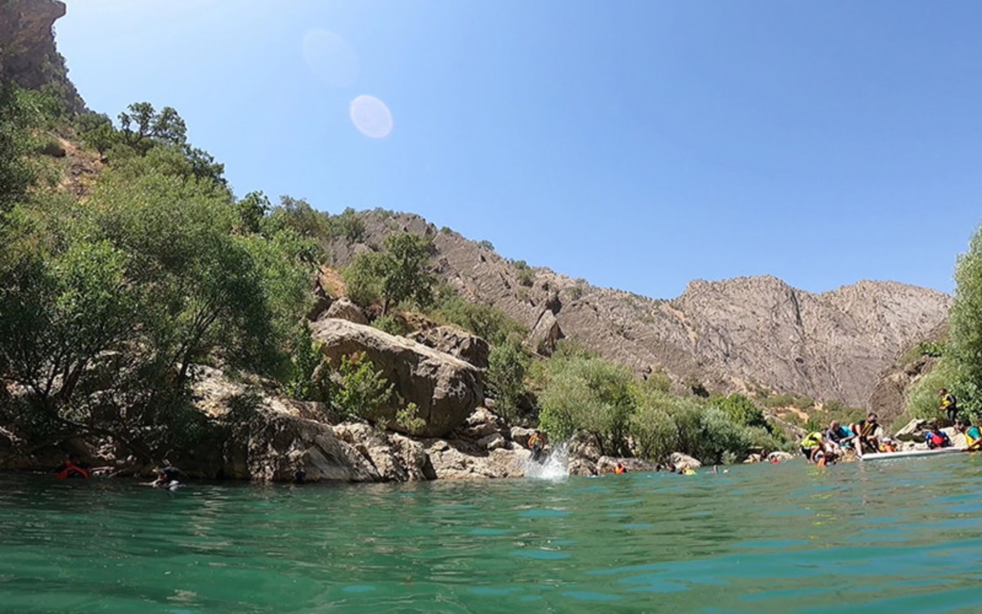 Nature of the Chitab Strait