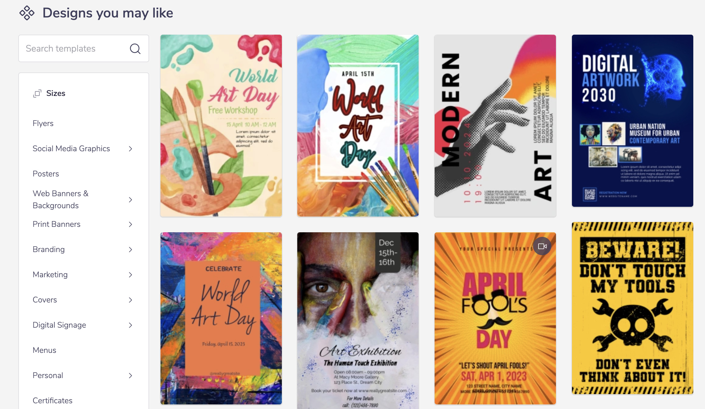 Artificial ielligence helps poster designers a lot.
