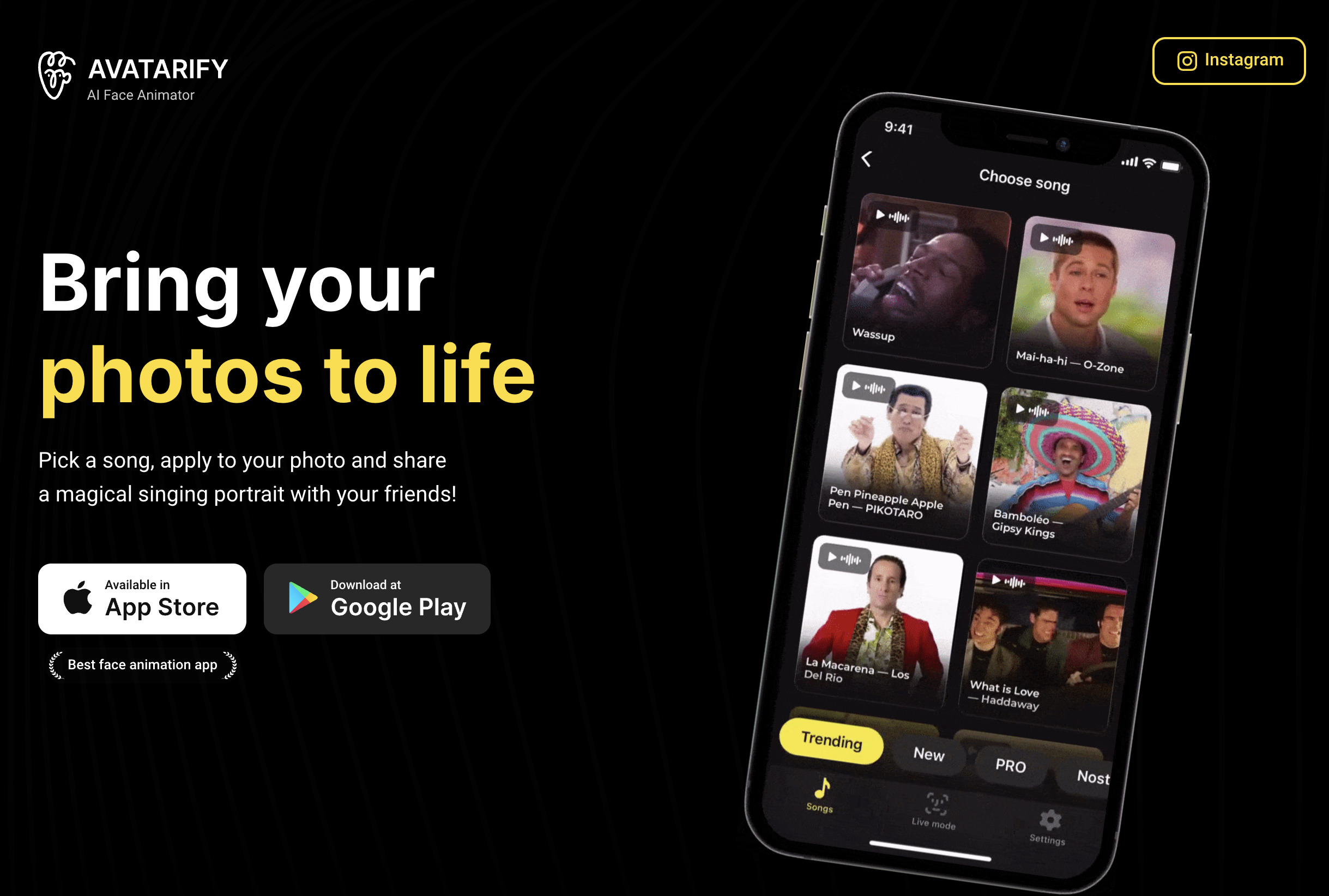 Avatarify site