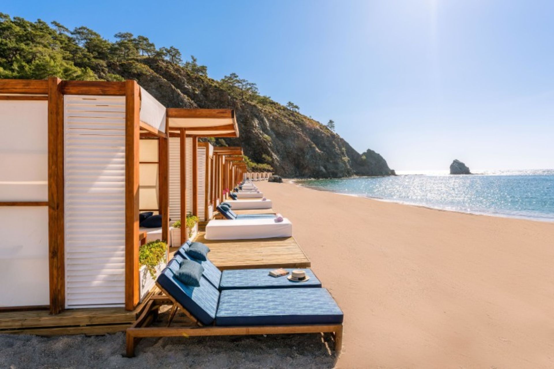Dedicated beach of Rexus Premium Tekirova Hotel  