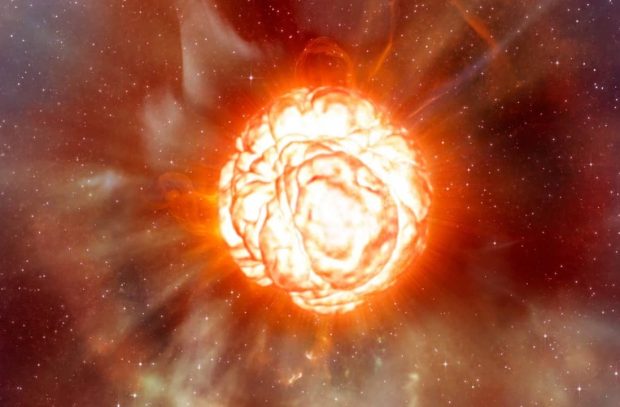 The sun explodes