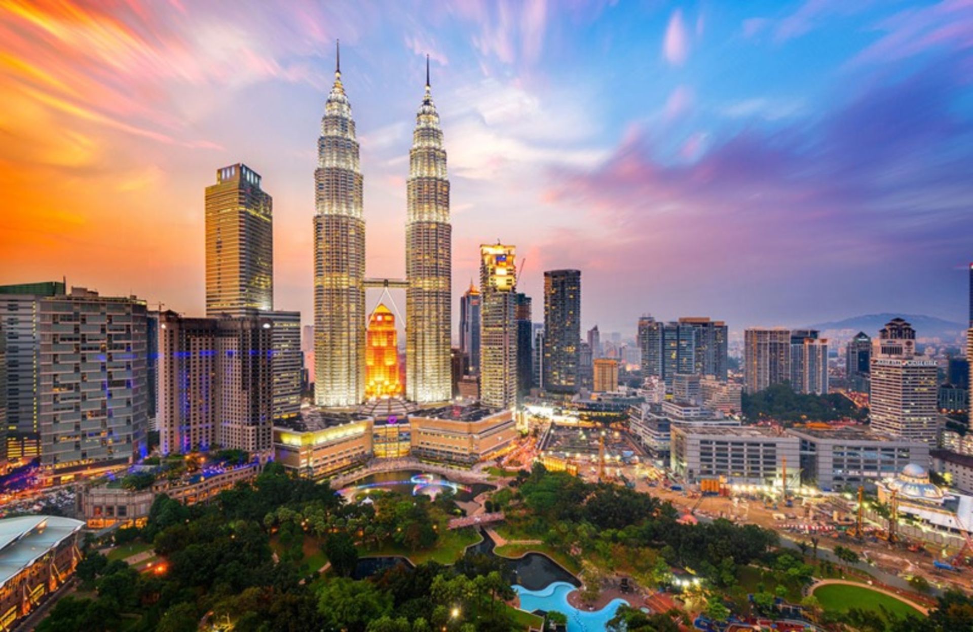 Twin towers in Malaysia