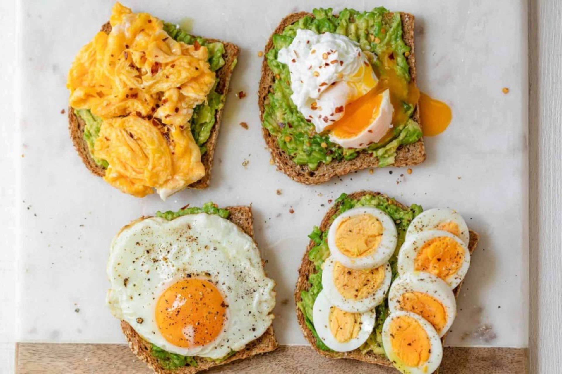 Boiled eggs and