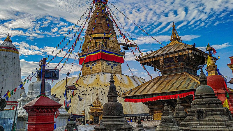 Temple of Swamabunat / Swayambhunath Temple