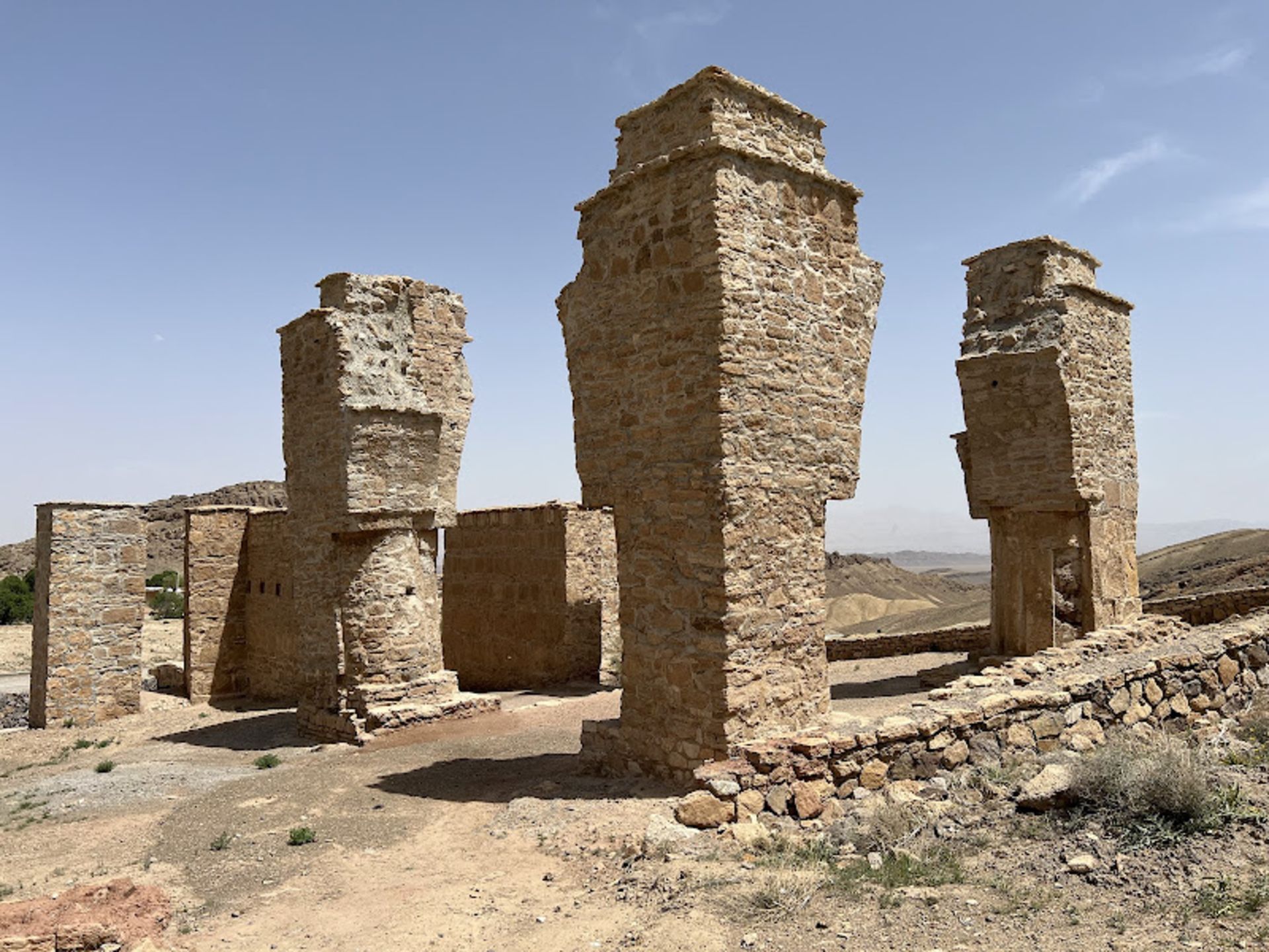 The columns