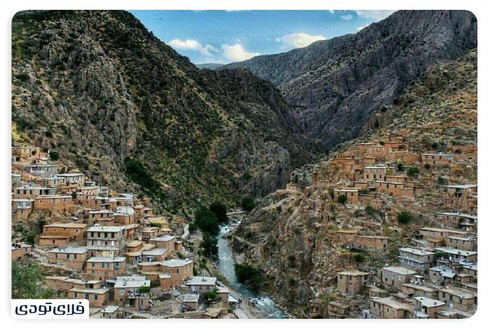 The historic village of Palangan Kurdistan