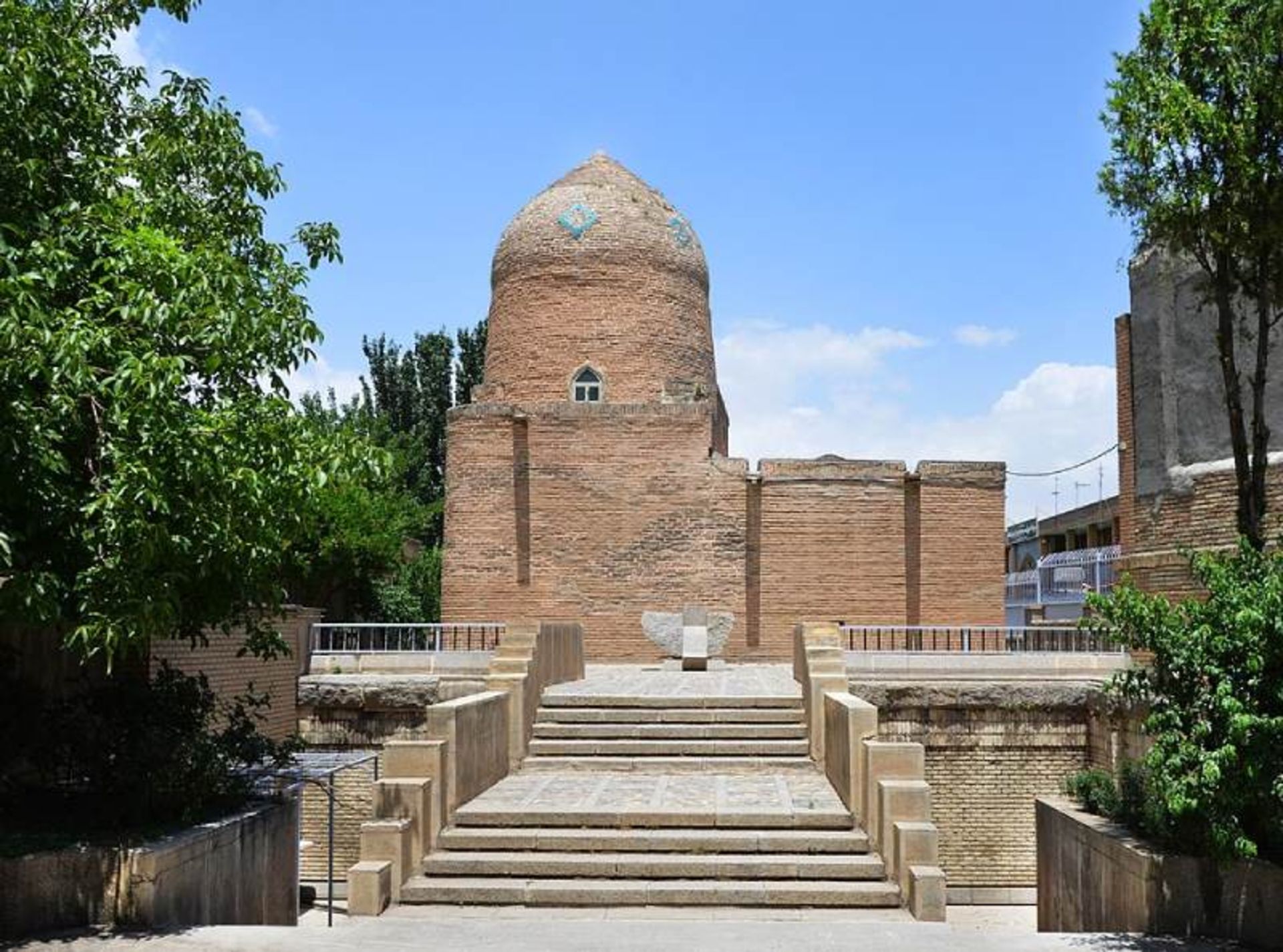 The erance to the tomb of Esther and Mordecai Hamedan