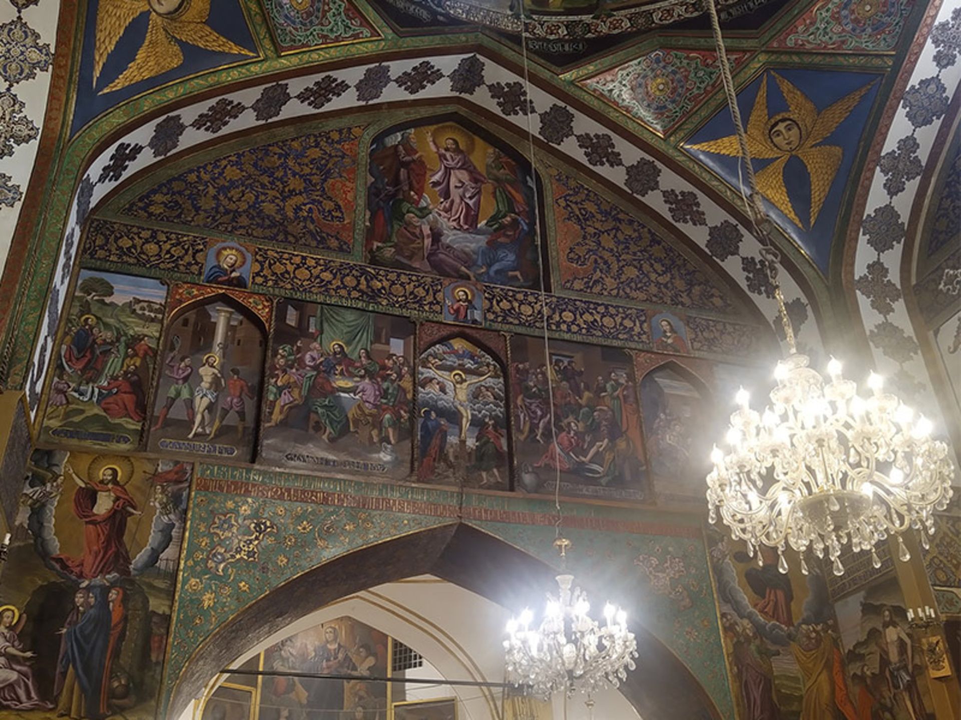Paiings of the Holy Mary Church of Isfahan