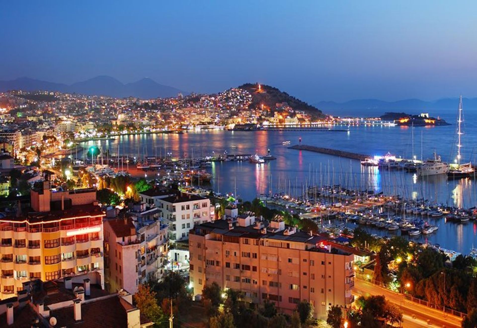 Kusadasi at night