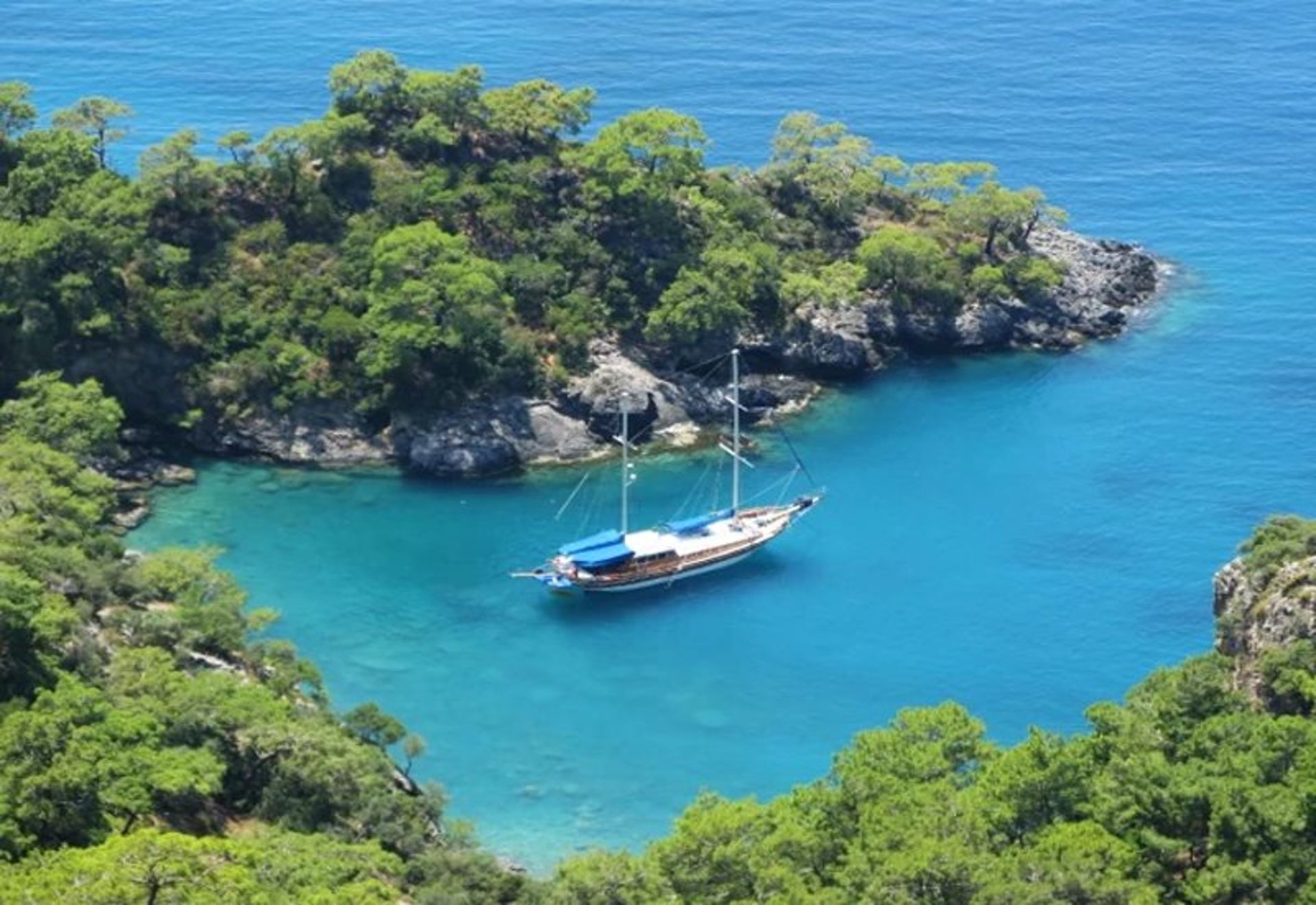 Leisure ships in Kusadasi
