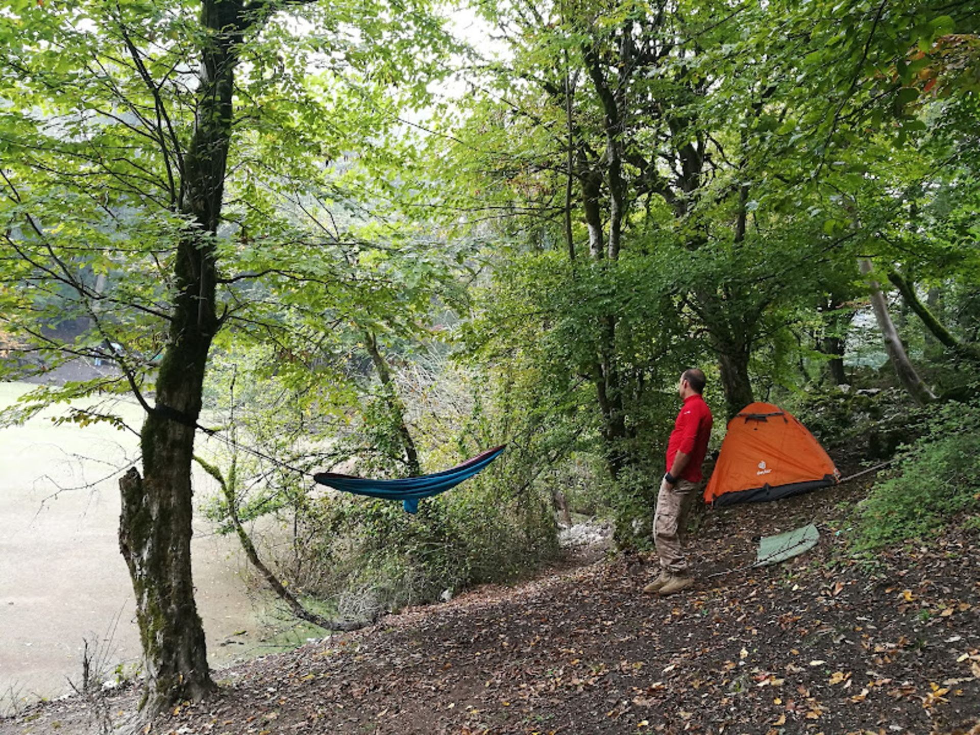 Camping next to Hessell